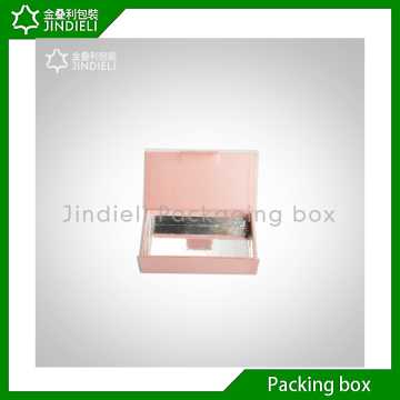 Custom belgian pink hotel chocolate boxes