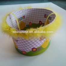 Custom Easter Eggs Gift Box , Easter Paper Basket Wholesale , Easter Gift Basket
