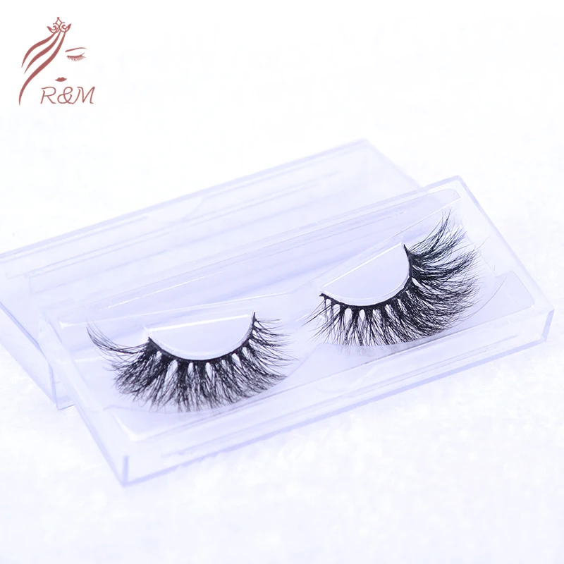 Hand-Made 3D Mink Fur False Eyelashes Fake Lashes Women's Makeup Natural Soft Eyelashes