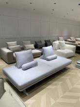 Italian Genuine Leather Minimalist Sofa