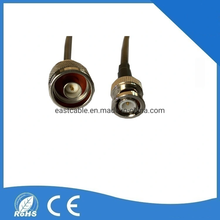 RF Rg58 Coaxial Jumper Radio LMR Cable 3D-Fb Feeder with N/SMA/BNC Connector for Telecom