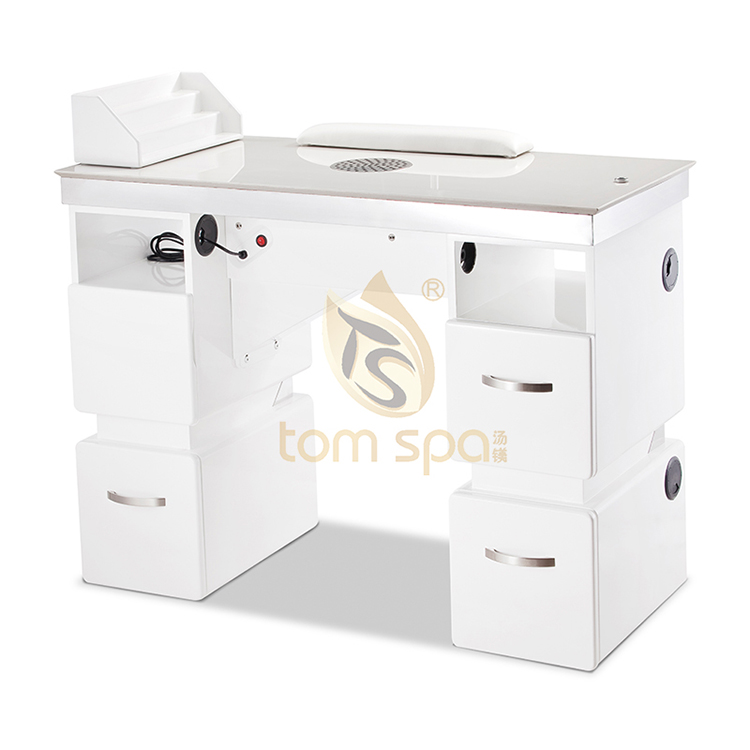 Beauty Salon Nail Table With Dust Collector