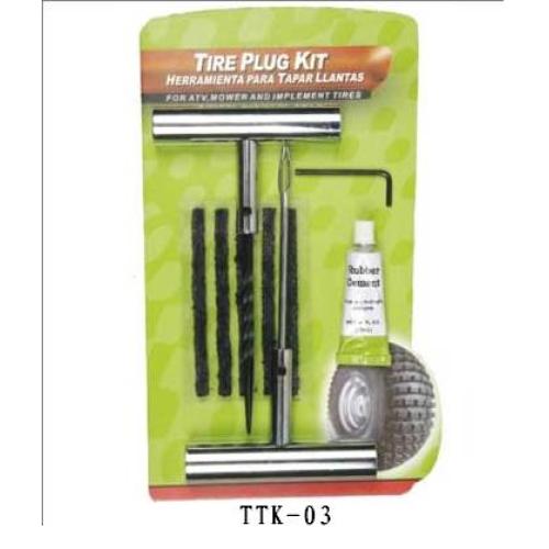 chromed metal handle Tire Repair Tool Kit