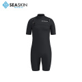 Seaskin Neoprene 2mm Flatlock Shorty Wetsuit สำหรับผู้หญิง