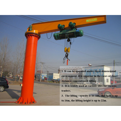 Satılık 3t foot fixed jib crane