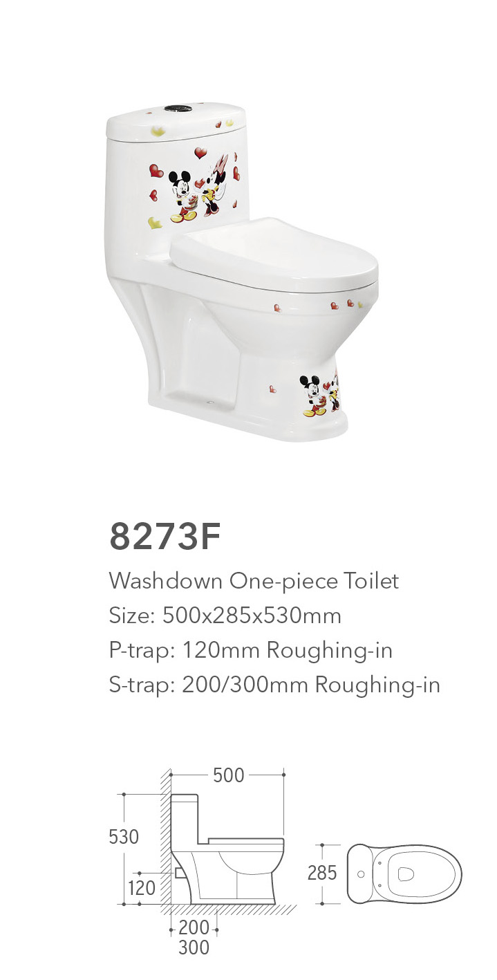 8273f One Piece Toilet