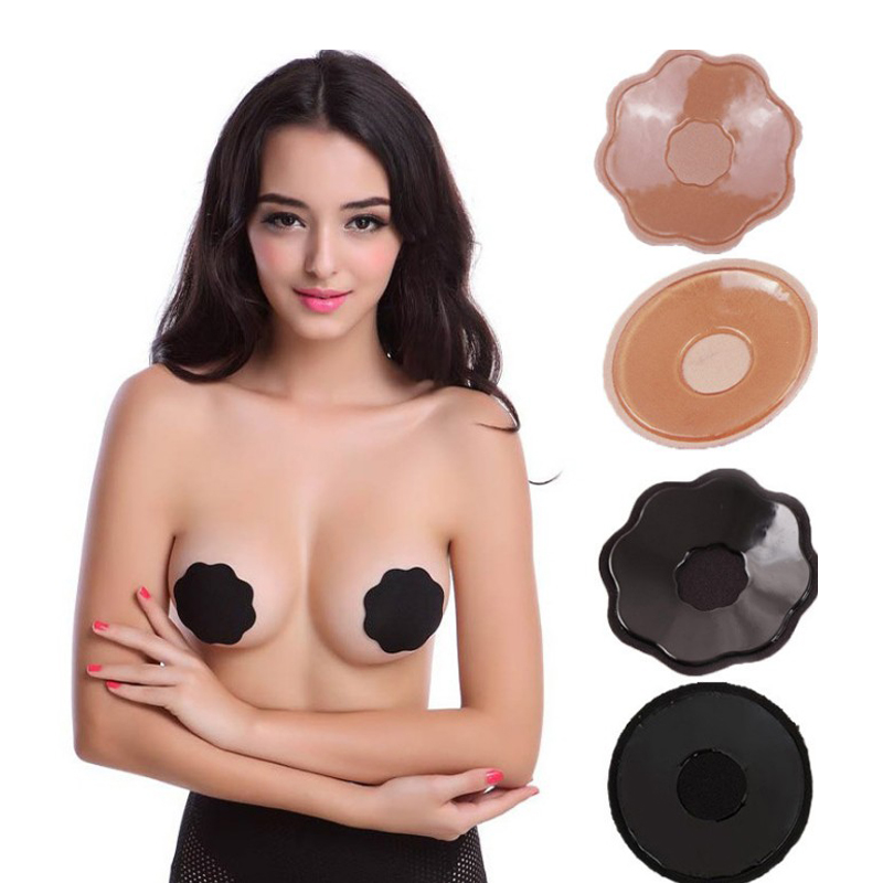 Underwear Accessories Reusable Pasties Adhesive Breast Nipple Cover for Woman Invisible