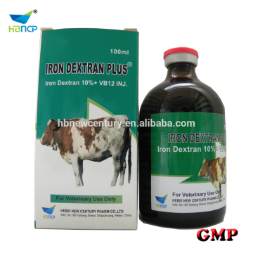 injectable vitamin b 12 iron dextran solution