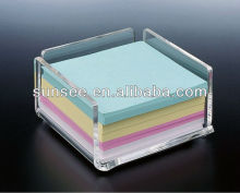 Deluxe acrylic Memo Pad holder , elegant Acrylic sign holder MHS-025