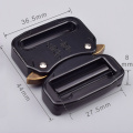 25mm Heavy Duty 300KG Steel Tactical Military Black Electrophoresis Cobra Belt Buckle