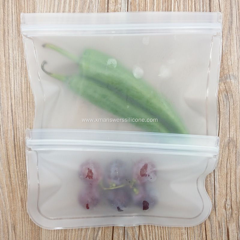 Eco-friendly stasher reusable silicone food storage bag