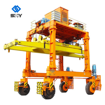 High Quality Empty Container Handlers: Multicab Carry Gantry Rubber Type Hook Lift Container Straddle Carrier