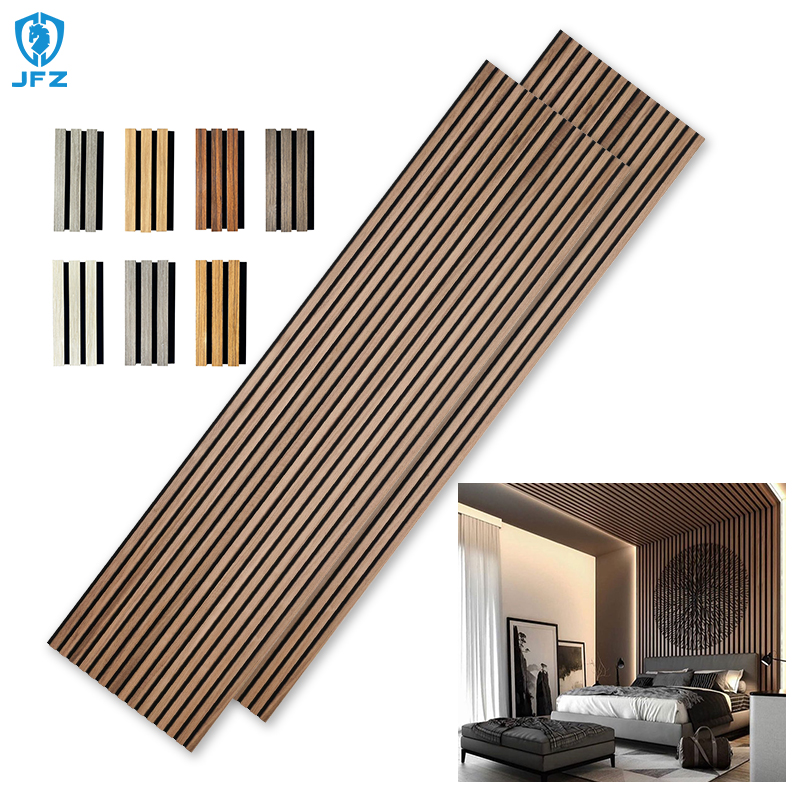 Durable Acoustic Wood Wall Panel MDF Melamine Board for Hall
