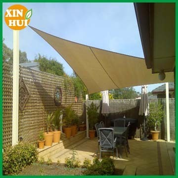 Sun Shade Sail UV Top Outdoor Canopy Patio Lawn Triangle