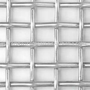 flat top wire crimped mesh screen for decorative