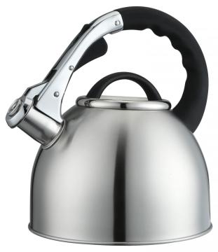 Arcs Caping of Lid Silver Whistling Kettle