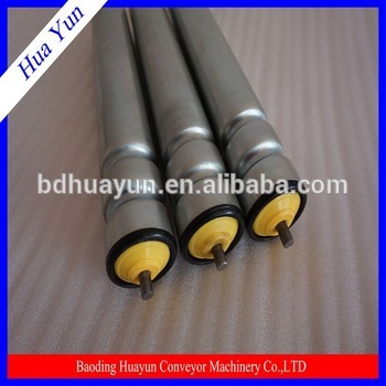 low temperature resist 35mm dia spring loaded galvainzed roller