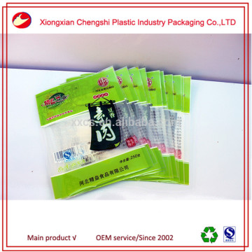 Popular custom printed nylon fresh vegetable packaing bags