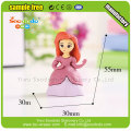 3d collectible girl love shape erasers