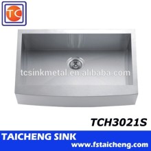 30"X21" Apron Front Handcraft Stainless Steel Kitchen Sink