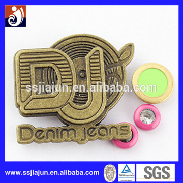 Metal Decorative Tag Metal Bag Tag Brand Logo Metal Tag