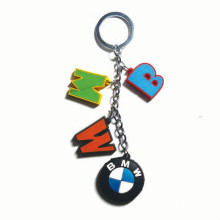 Promotional Custom Shaped Soft PVC Pendant Keychain