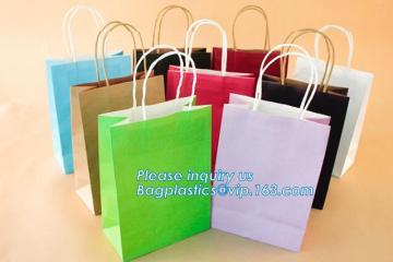 Mini Paper Gift Bag, Plastic Stick Bag, Custom Kraft Paper Bag With Window, gift set promotional paper gift bag & gift paper bag