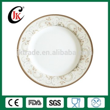 Wholesale 8" bone china plate, bone china dish with decal