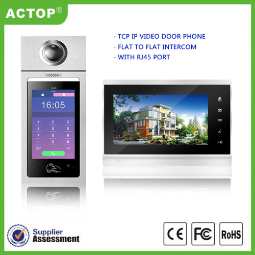 Multi-apartment TCP/IP video door phone system solution