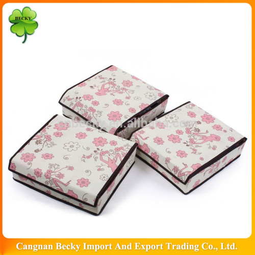 Classic underwear pretty storage box with lids in WenZhou LongGang