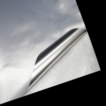 pp matte sticker matte silver self adhesive pet label material matt silver pet label