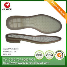 men embossed electrically heated leather tr sole