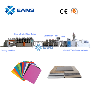 ZHANGJIAGANG Eans WPC Foam Board Machine Manufacturing Line