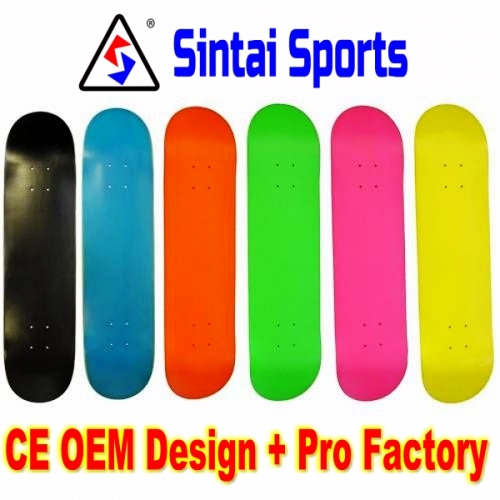 EN13613 maple graphic deck complete professional skateboard