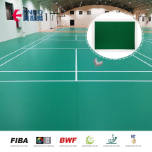 Revêtement de sol professionnel pour tapis de badminton BWF 5.0mm