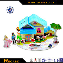 Custom Promotional 3d Intelligence Building House Puzzle