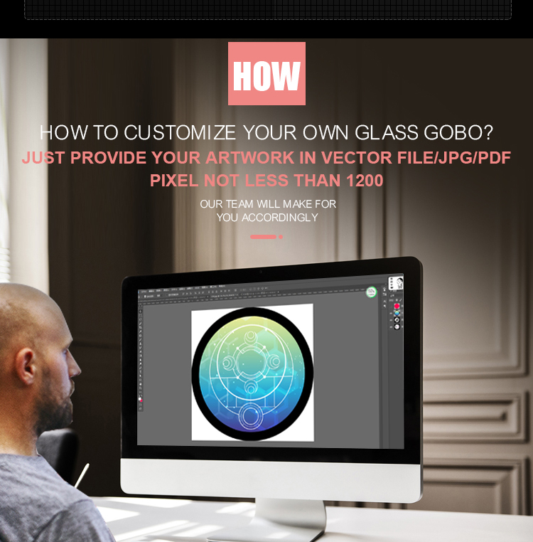 Outdoor Christmas Projector 80 Watt Logo Projector Led Rotating Advertising Gobo Projector Lights