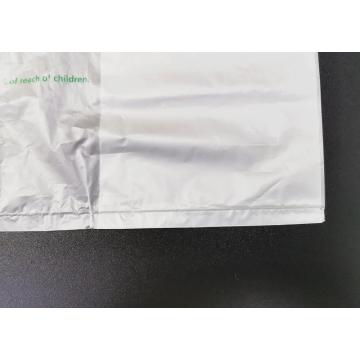 퇴비화 가능한 티셔츠 타입 슈퍼마켓 비닐 봉투
