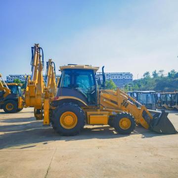 backhoe loader front loader and backhoe tractor