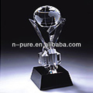 Cheap Crystal Globe Award Trophy