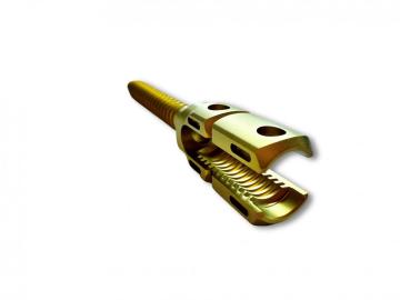 Breakable Single-axial Vertebral Arch Pedicle Screw