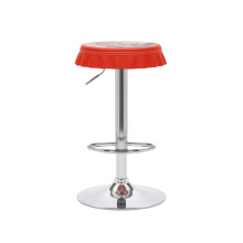 Clear Acrylic Round Chrome Luxury Bar Stools Sale in Thailand - Norman Cherner