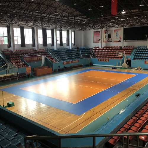 Kunststof vloersystemen Indoor voor volleybalveld