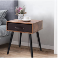 2-piece set table with 1 storage drawer nightstand