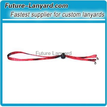 Polyester dye sublimation sunglasses lanyards