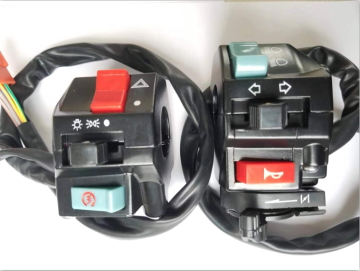 motorcycle switch combination black