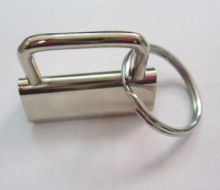 Manufacture Metal FOB Key Hardware/FOB Key Hardware for Ribbon (HSF-07)