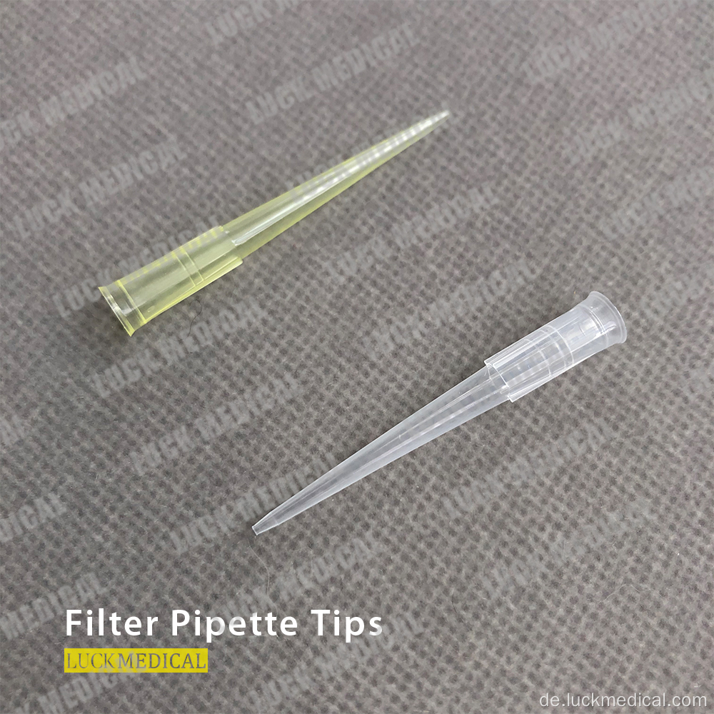Einwegmikropipette -Micro -Pipette -Pipette -Spitzen