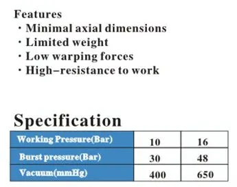 Threaded Rubber Expansion Joint Flanged Bsp/NPT