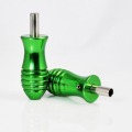 Green Round Aluminium Tattoo Grips